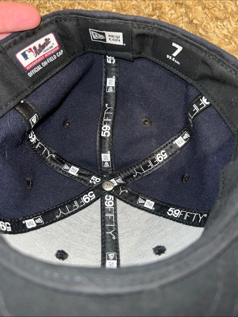 Rare Cleveland Indians Kids Navy Cap with Red 'C' Patch